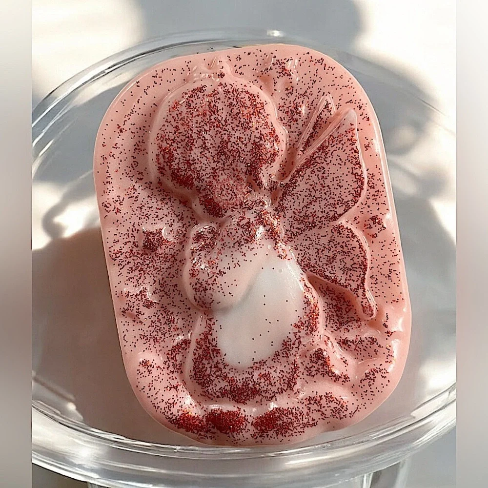 Vanilla soap angel handmade 3x2in 3oz donkey milk, shea butter,coconut oil